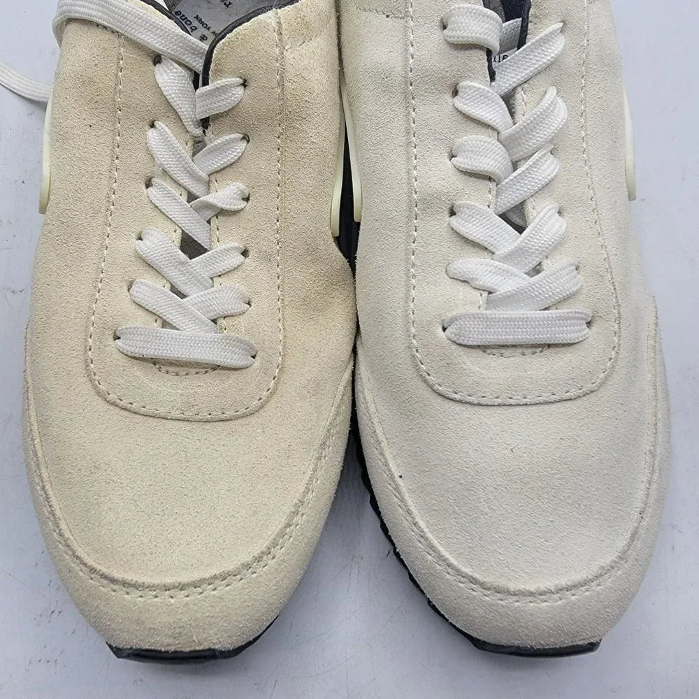 Rag & Bone Retro Runner Womens Size 6 Casual Sneaker Antique White Suede EU 36 - Picture 12 of 12